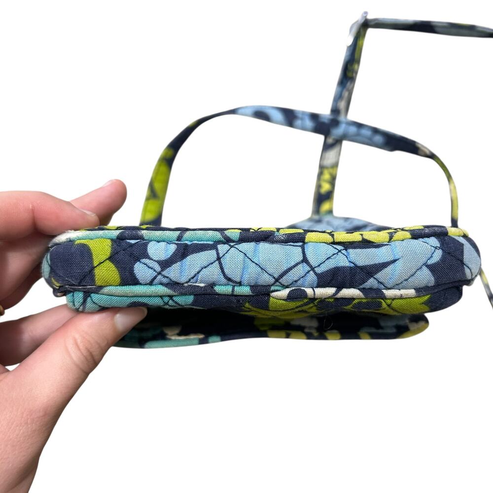 Vera Bradley Disney Parks Where's Mickey Mini Hipster Crossbody Bag Green Blue - Picture 5 of 10